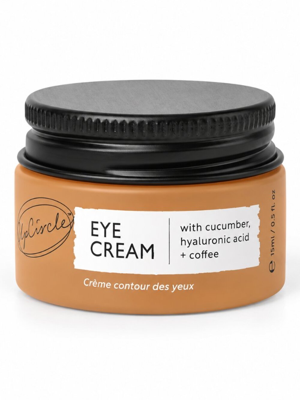 UpCircle Eye Cream Hyaluronic Acid Coffee Dark Circles Depuff Vegan 15ml NIB